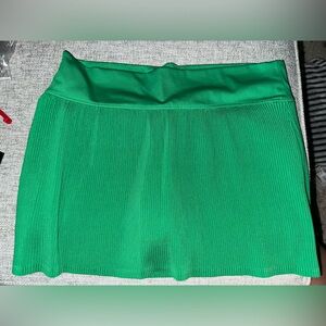 All in Motion micro pleat green skort
